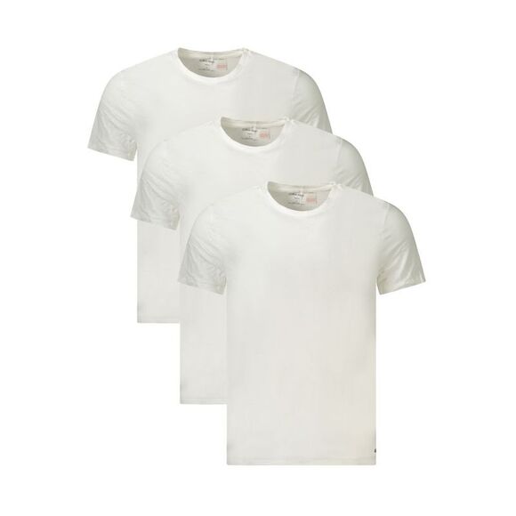 Calvin Klein White Cotton Men Men's T-Shirt